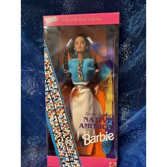 Native American Barbie Dolls Of The World 2nd Edition Mattel 11609 Vintage 1993 - Picture 1 of 8